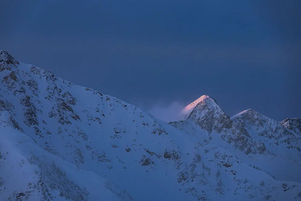 Sunrise service on Easter at Snowbird