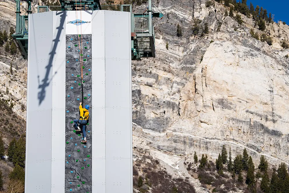 The climbing part of the Zipwhipper