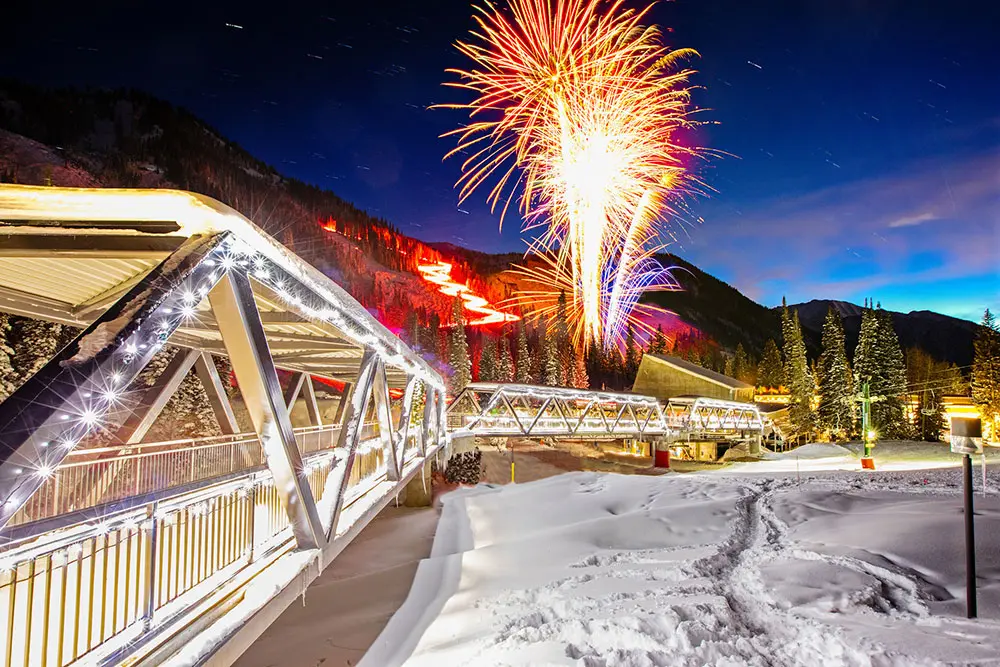 New Year's Eve Tourchlight parade and fireworks