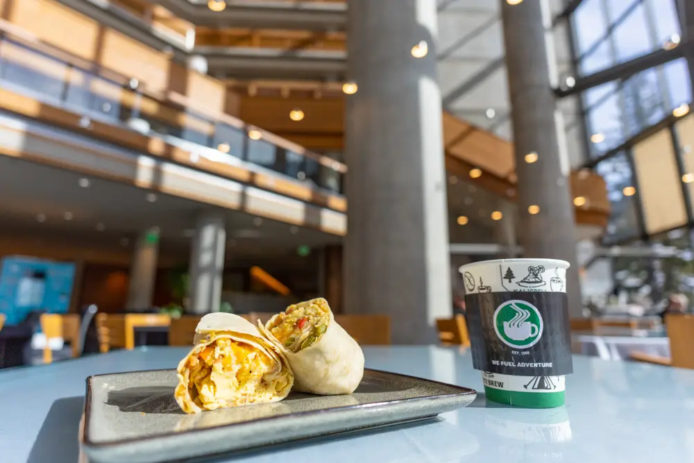 Burrito at the Atrium - a coffee shop at Snowbird