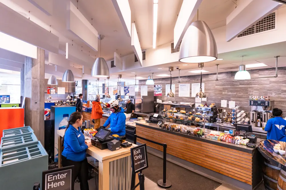 Check-out at Creekside Cafe and Grill - a grab-and-go cafeteria-style restaurant