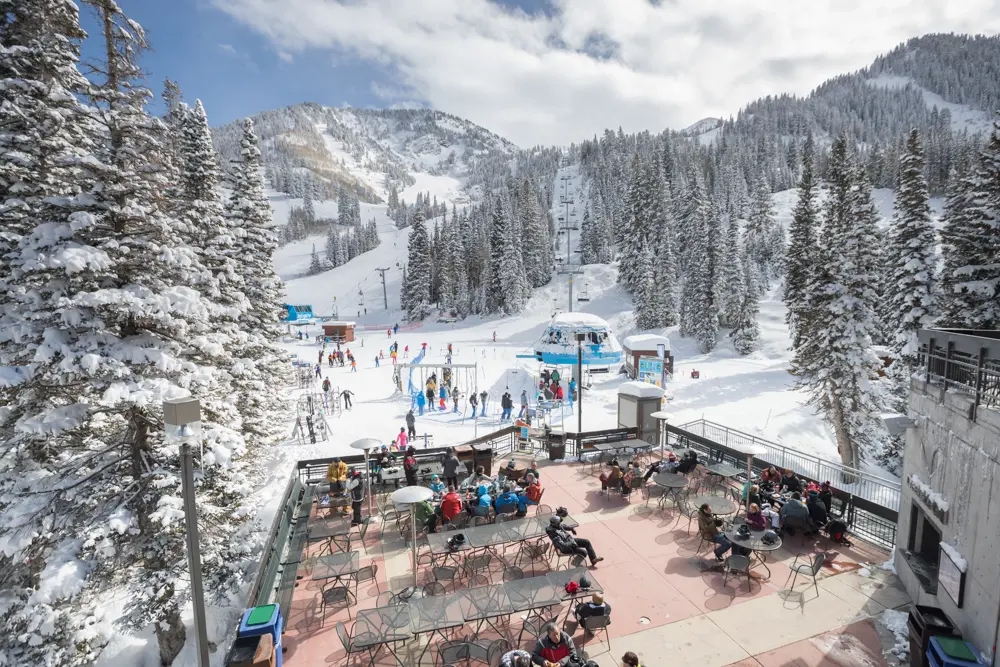 Creekside Cafe plaza deck