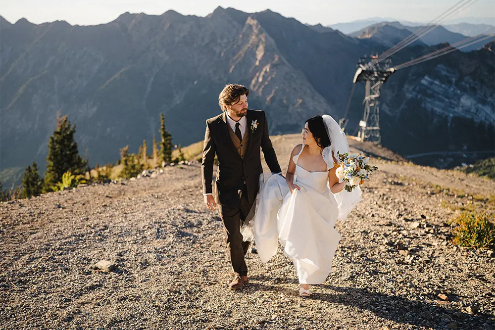 weddings and reception parties at snowbird in the mountains