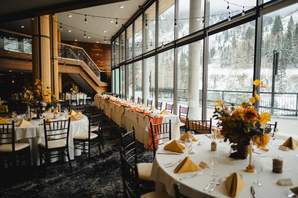 Magpie Terrace beautiful Mountain Wedding Venue at Snowbird Ski Resort