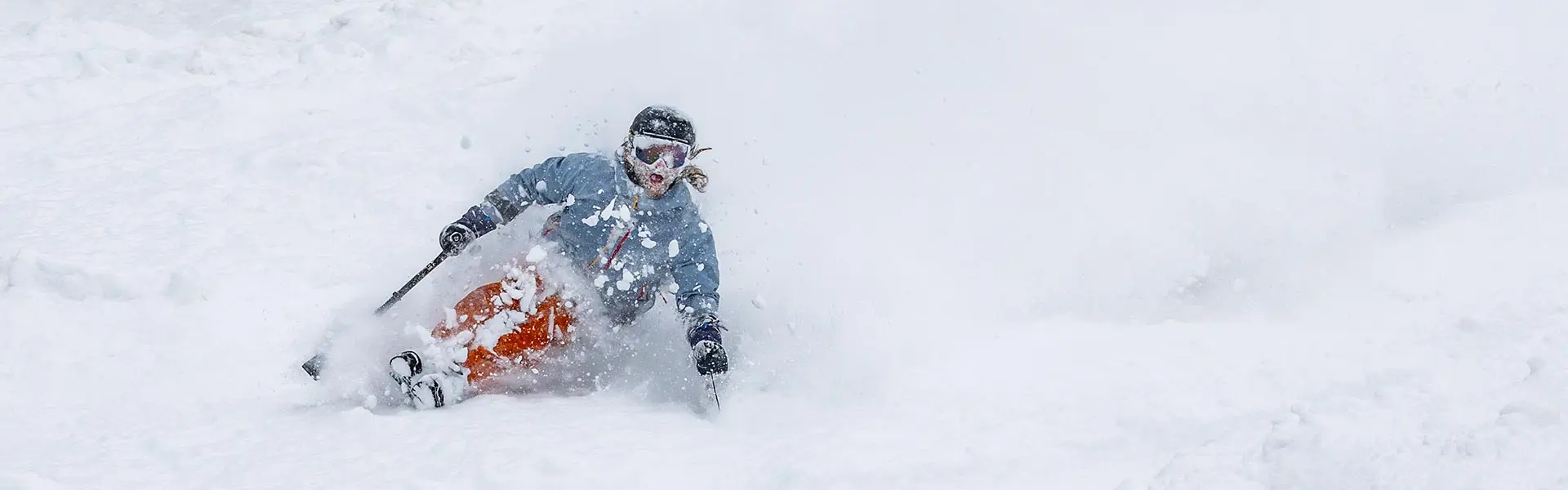 Wasatch Adaptive Sports in powder at Snowbird