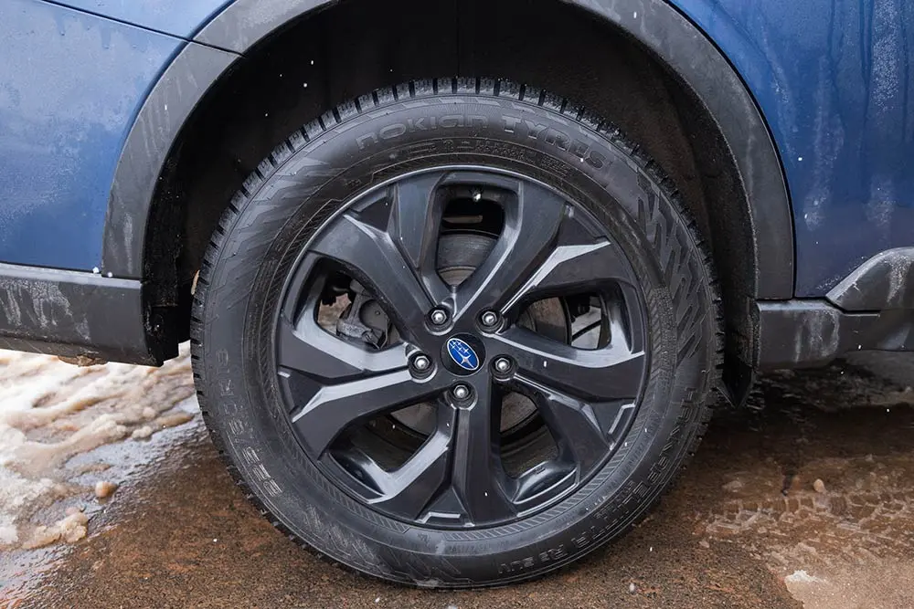 Nokian Tyre on a subaru at Snowbird
