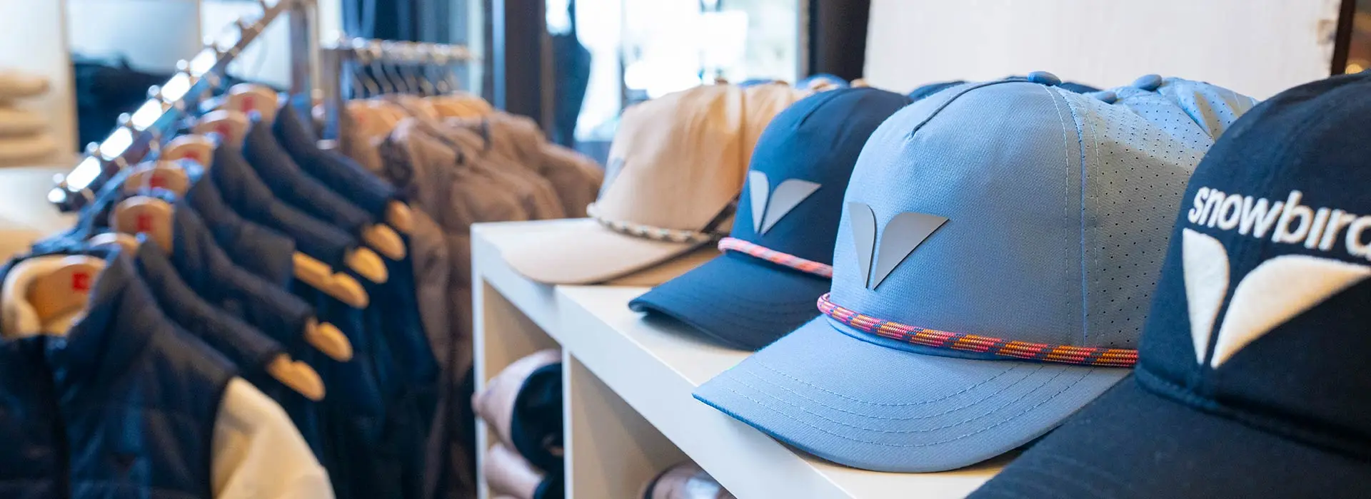 Rental and shopping, Wings logo-ed apparel