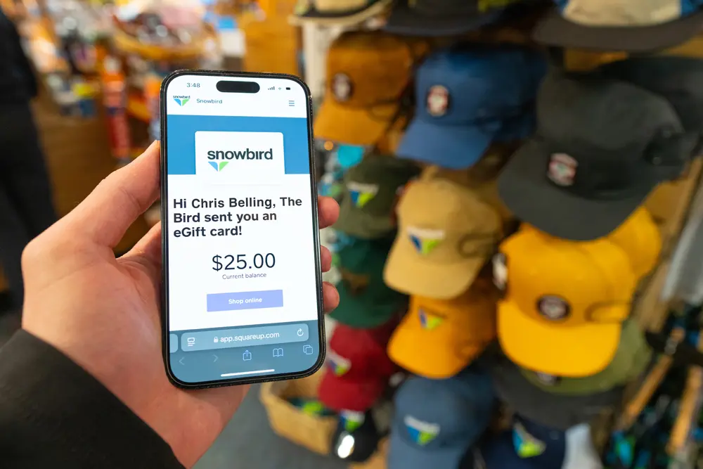 Snowbird Gift Cards to use for lodging, food, tickets, retail and more