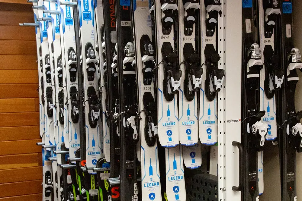 Ski rentals for kids at Cliff Sports at Snowbird