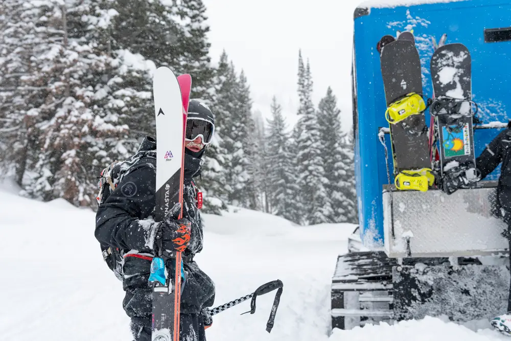 Utah's best Powder snow cat skiing at snowbird