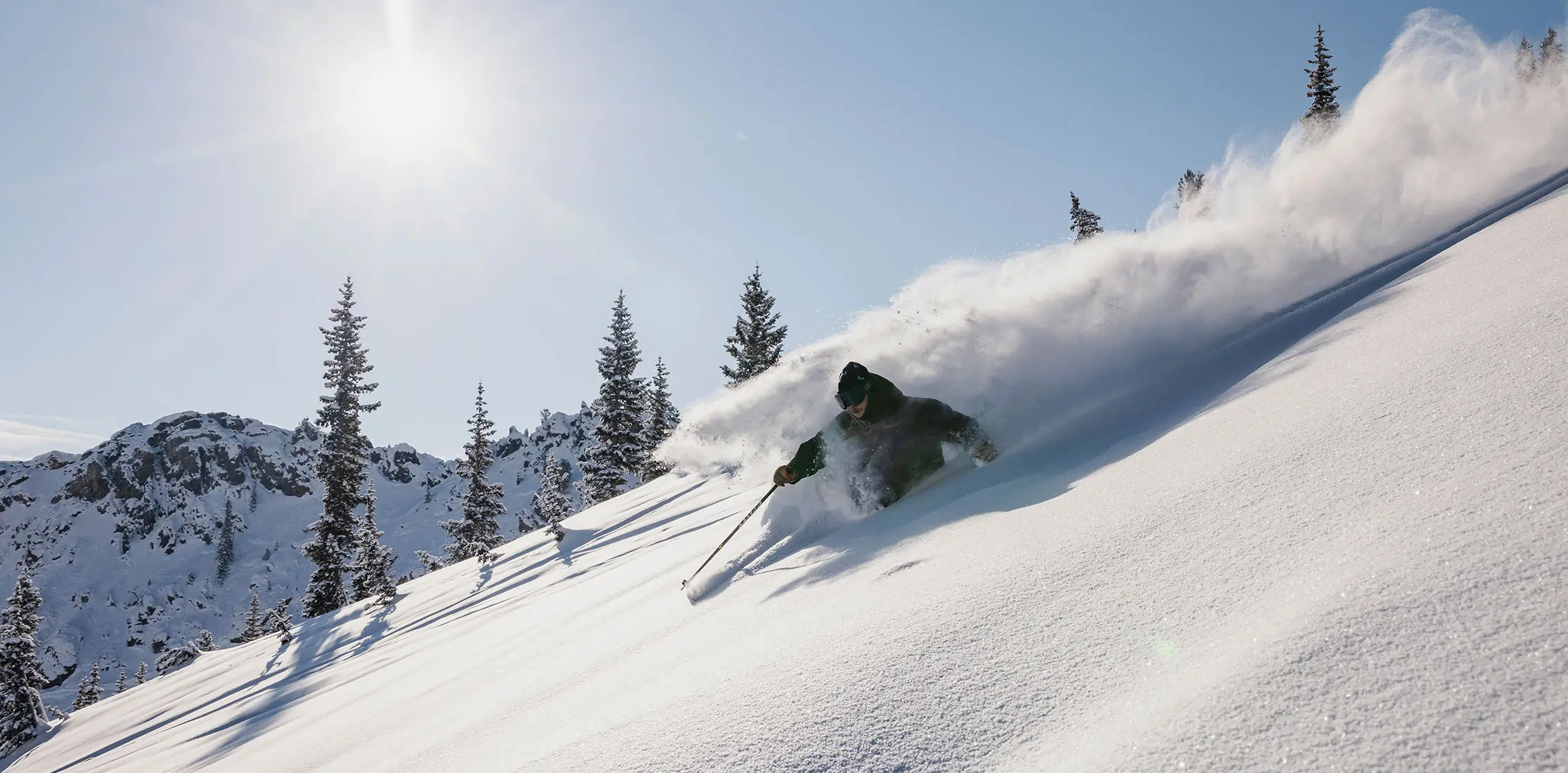 Deep powder skiing at Snowbird. Give me the Bird.