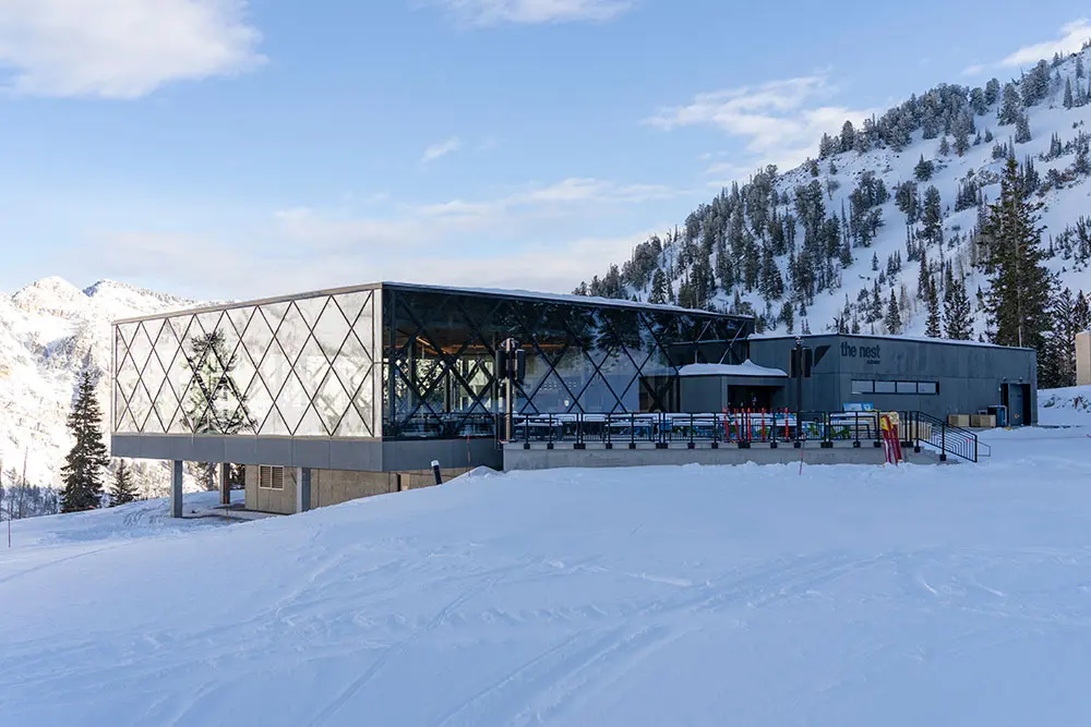 The nest in winter at Snowbird