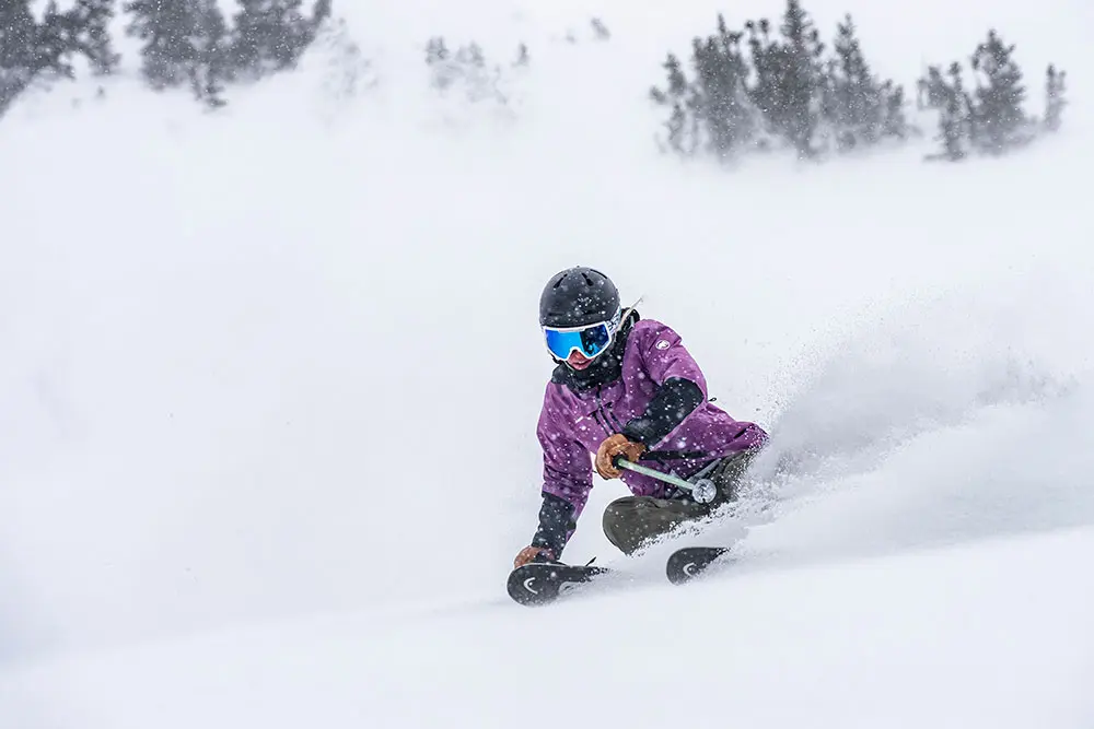 Girl shreds powder at Snowbird in time for international women's day