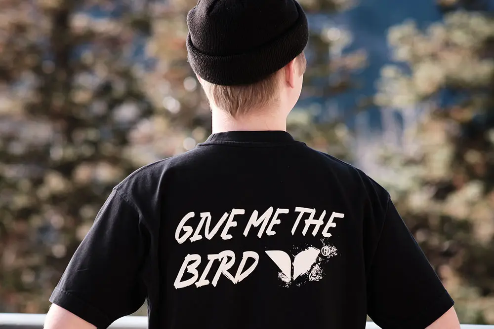 Give me the Bird exclusive merch at Snowbird, freeloader passholders can score discounts on all merch