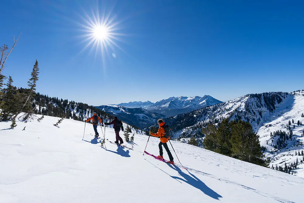 Snowbird Mountain Guides takes clients on backcountry ski tours in the Wasatch Mountains