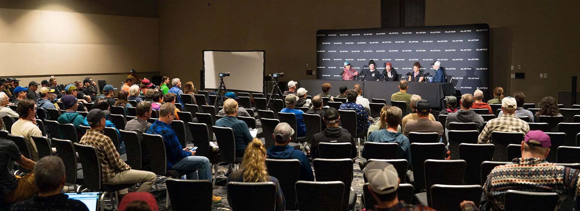 People present on stage to a conference at Snowbird-a great place to host meetings, conferences and groups