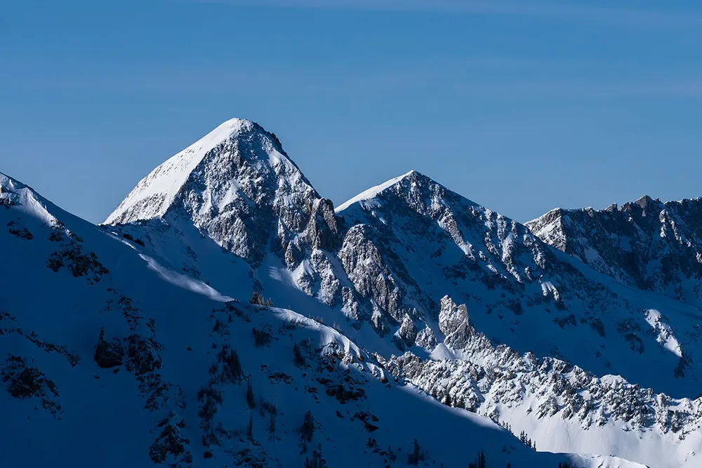 Pfeifferhorn near Snowbird illustrating the beauty of Snowbird's landscape that SMG works to protect