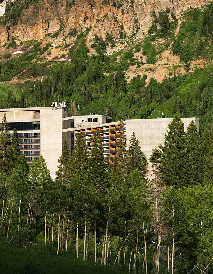 Snowbird's Cliff Lodge in summer