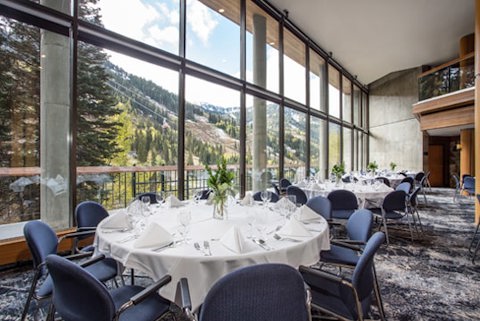 The Golden Cliff event venue for Snowbird meetings and corporate event spaces