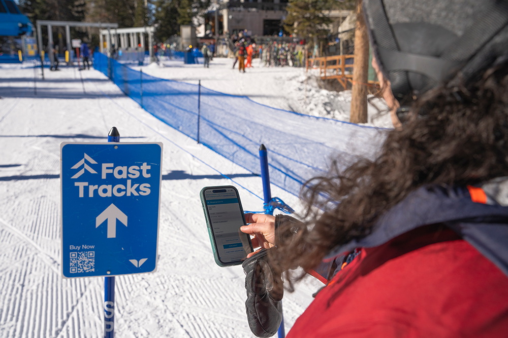 scanning Fast Tracks in the lift line
