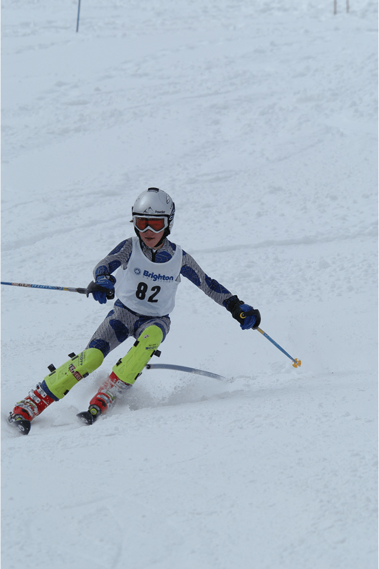 Jared Goldberg growing up ski racing