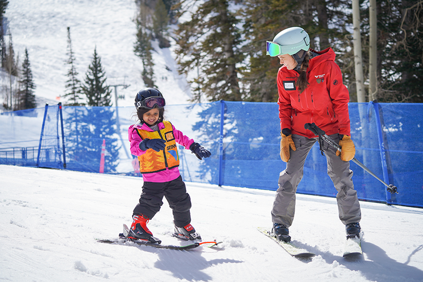 kids, youth and teen Snowbird ski and snowboard lessons