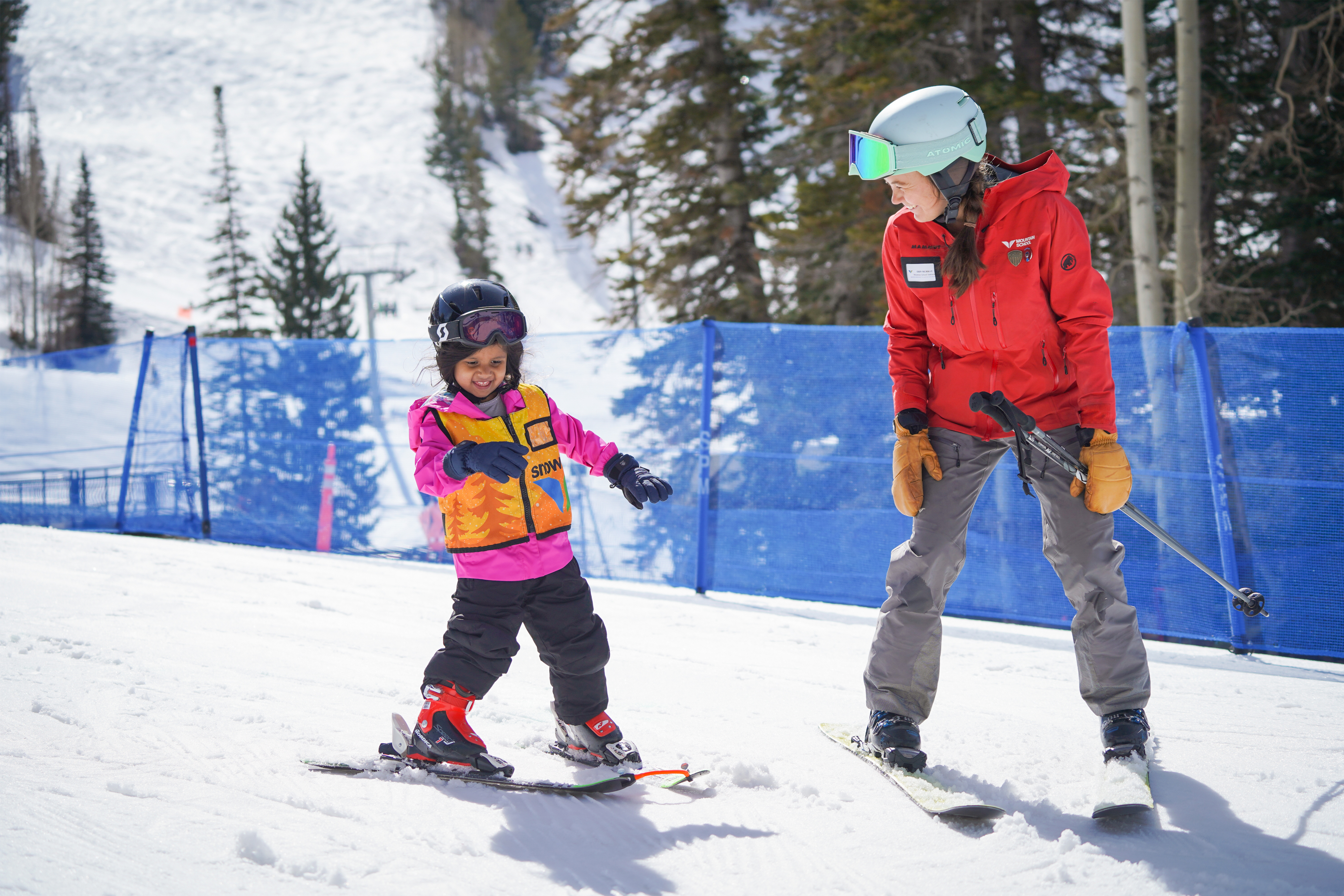 Snowbird ski and snowboard lessons for kids