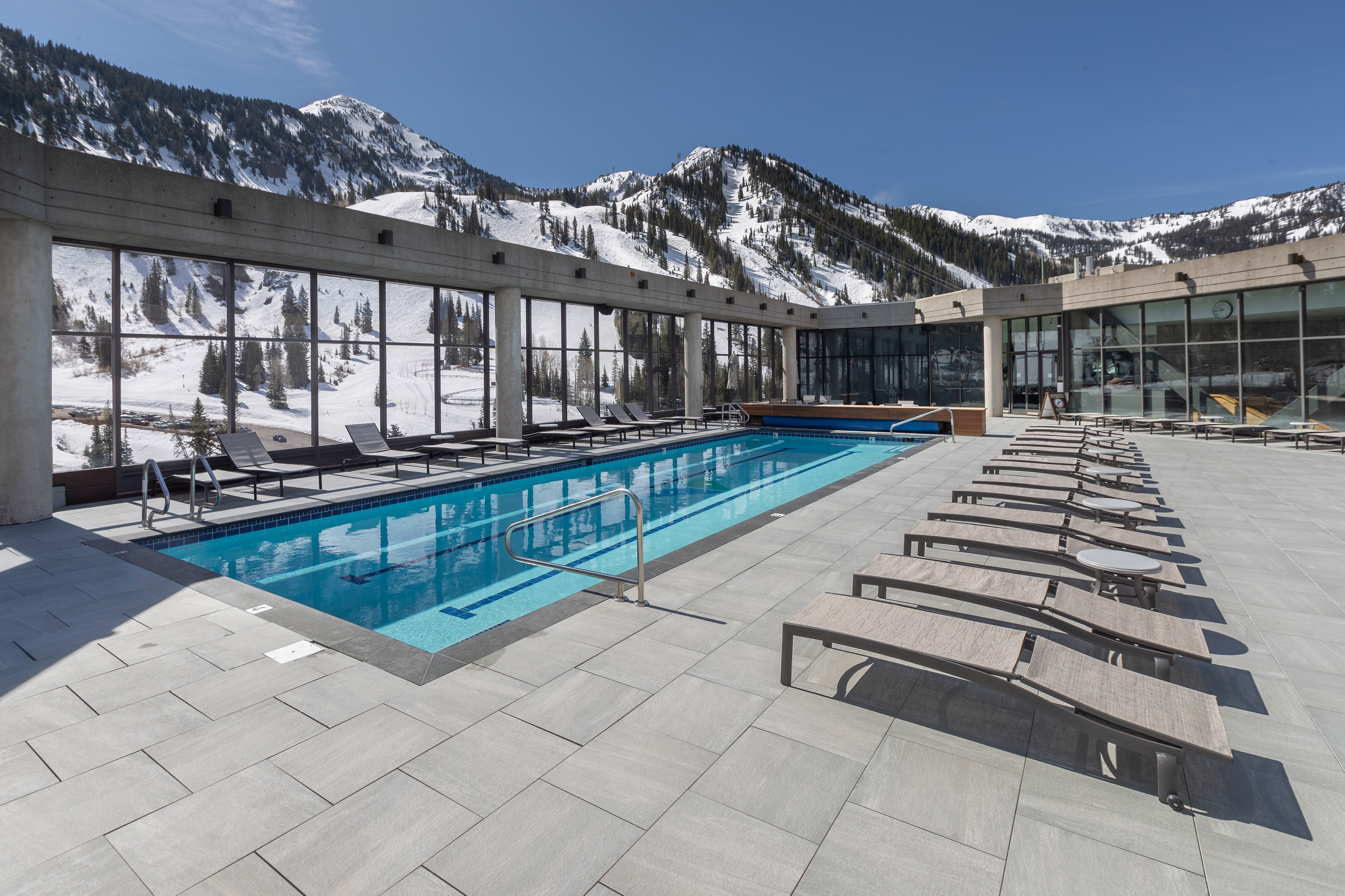 The Cliff Spa winter relaxation at Snowbird